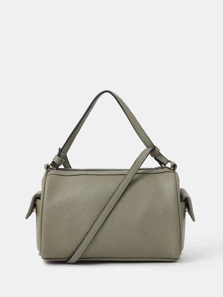 Accessorize Green Faux Leather Cross-Body Bag - Image 1 of 4