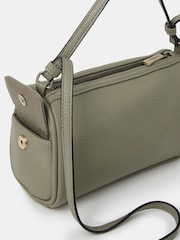 Accessorize Green Faux Leather Cross-Body Bag - Image 3 of 4