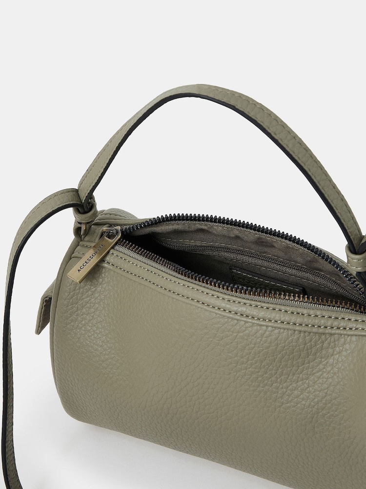Accessorize Green Faux Leather Cross-Body Bag - Image 4 of 4