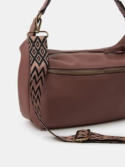 Accessorize Brown Multi Strap Cross-Body Bag - Image 3 of 5