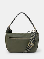 Accessorize Green Multi Strap Cross-Body Bag - Image 1 of 3