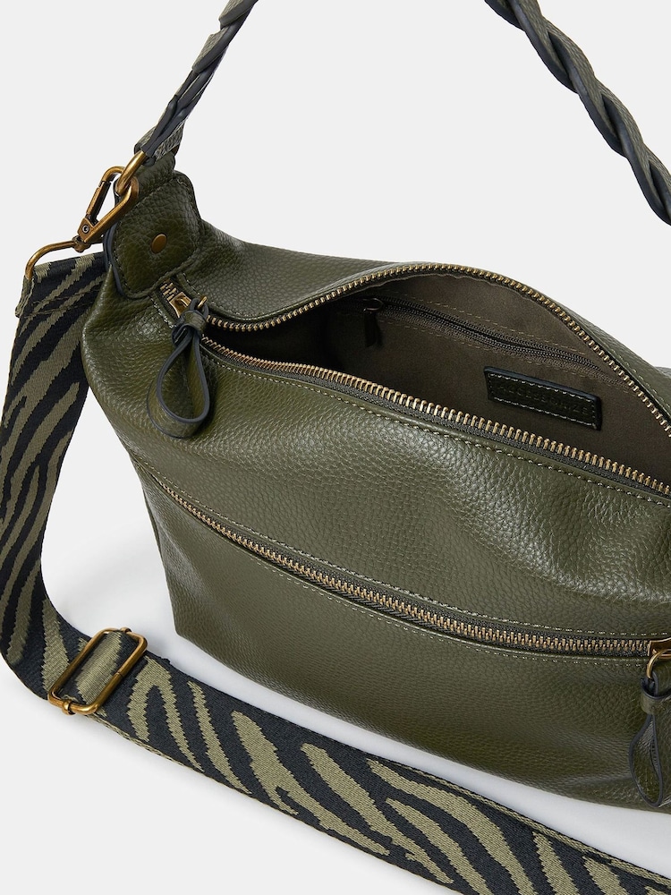 Accessorize Green Multi Strap Cross-Body Bag - Image 3 of 3