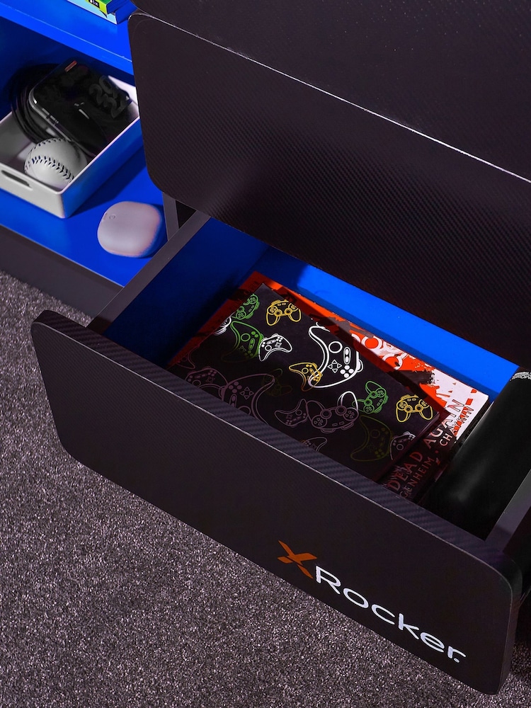 X Rocker Blue Carbon Tek Chest Of Drawers - Image 2 of 6
