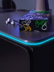 X Rocker Blue Carbon Tek Chest Of Drawers - Image 4 of 6