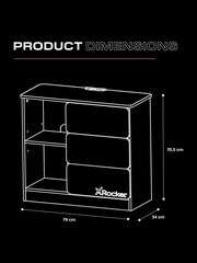 X Rocker Blue Carbon Tek Chest Of Drawers - Image 6 of 6