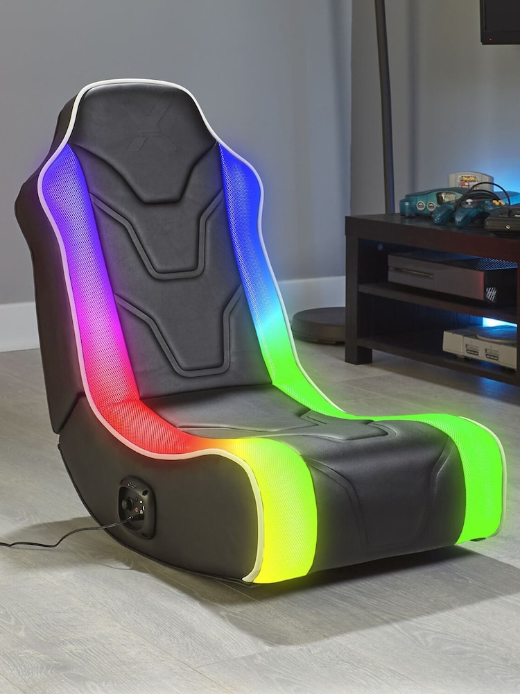 X Rocker Black Chimera RGB 20 Stereo Audio Gaming Chair With Vib Light - Image 1 of 6