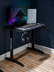 X Rocker Black Panther Gaming Desk - Image 1 of 6