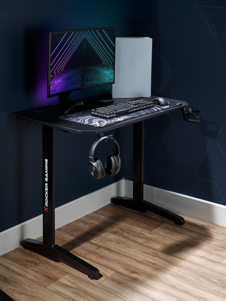 X Rocker Black Panther Gaming Desk - Image 1 of 6