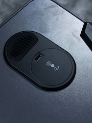 X Rocker Blue Carbon Tek Desk With Wireless Charging And Neo Fibre LED - Image 5 of 6