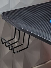 X Rocker Black Ocelot Gaming Desk - Image 5 of 6