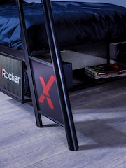 X Rocker Black Armada Dual Bunk Bed With Gaming Desk - Image 3 of 6