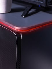 X Rocker Blue Carbon Tek TV Media Cabinet With Neo Fibre - Image 4 of 6