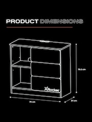 X Rocker White Carbon Tek Chest Of Drawers - Image 6 of 6