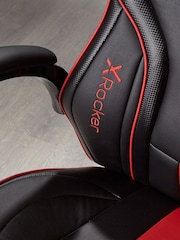 X Rocker Red Maverick Height Adjustable Office Gaming Chair With Natural Lumbar Support - Image 4 of 6