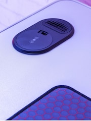 X Rocker White Carbon Tek Desk With Wireless Charging And Neo Fibre LED - Image 4 of 6