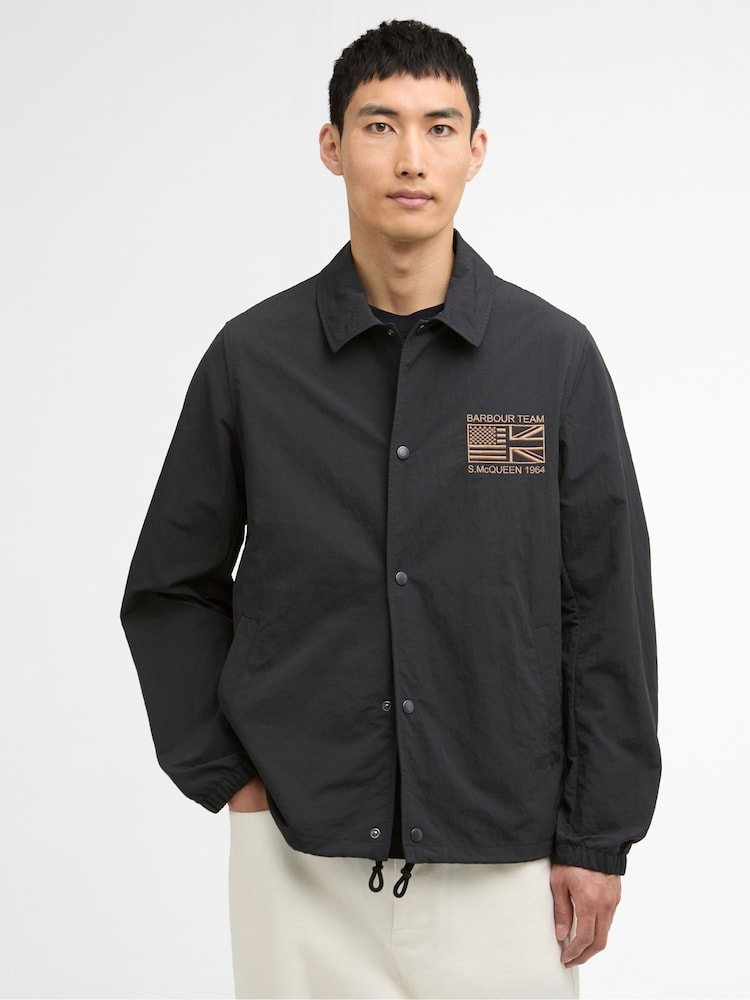 Barbour International Black Coach Casual Jacket - Image 1 of 7