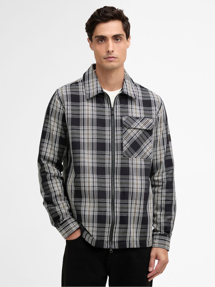 Barbour International Black Seafileld Overshirt - Image 1 of 7