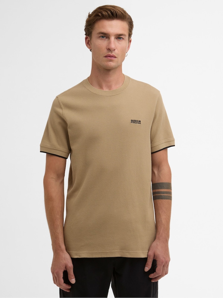 Barbour International Eamon Pique T-Shirt - תמונה 1 מתוך 6