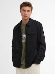 Barbour International Black Warren Overshirt - Image 1 of 7