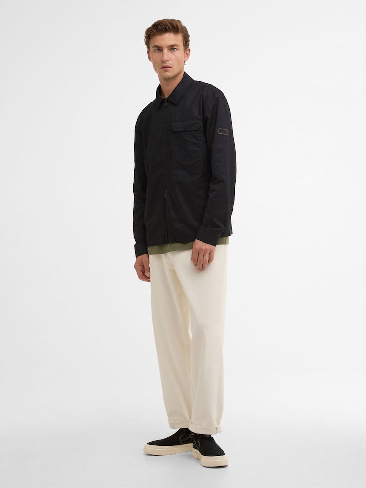 Barbour International Black Warren Overshirt - Image 2 of 7