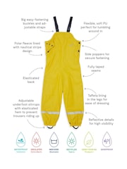 Muddy Puddles Yellow Waterproof Insulated Puddleflex Dungarees - Image 7 of 7