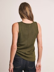 JD Williams Green Premium Knitted Vest - Image 2 of 4