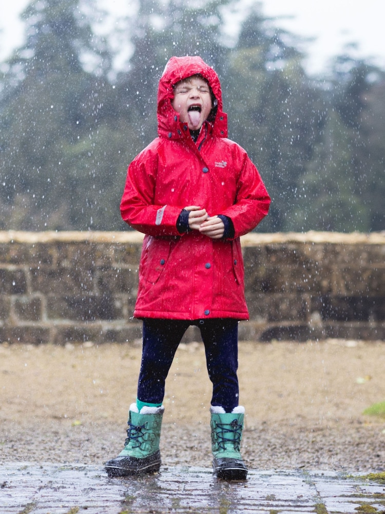 Muddy Puddles Red Waterproof Insulated Puddleflex Jacket - Image 1 of 5