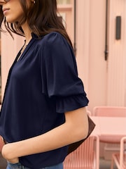 Baukjen Noa Classic Short Sleeve Blouse - Image 3 of 5