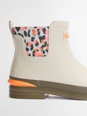 צבע שמנת ערפל עם הדפס מנומר - ®Barbour מגפוני גומי מתקפלים, דגם Abbeyfield - תמונה 11 מתוך 13