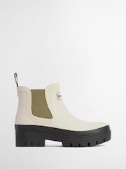 Barbour® Cream Halton Chelsea Wellies - Image 1 of 10