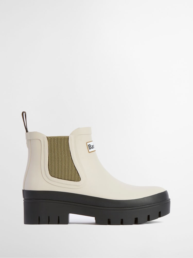 Barbour® Cream Halton Chelsea Wellies - Image 1 of 10