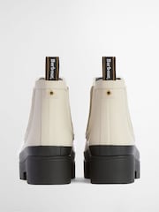 Barbour® Cream Halton Chelsea Wellies - Image 3 of 10