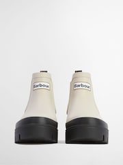 Barbour® Cream Halton Chelsea Wellies - Image 4 of 10
