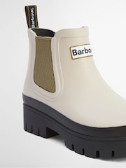 Barbour® Cream Halton Chelsea Wellies - Image 7 of 10