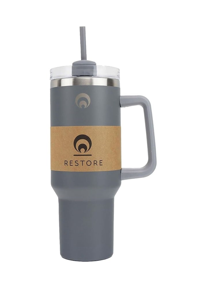 Restore Grey Roomy 1120ml Tumbler Water Bottle - Image 4 of 4 Restore Grey Roomy 1120ml Tumbler Water Bottle - Image 4 of 4