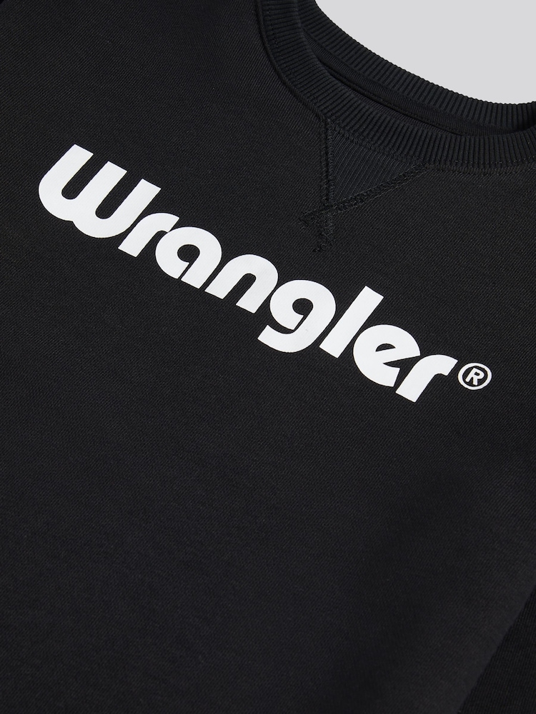 Wrangler Black Tubular Crew Neck Sweater - Image 8 of 8 Wrangler Black Tubular Crew Neck Sweater - Image 8 of 8