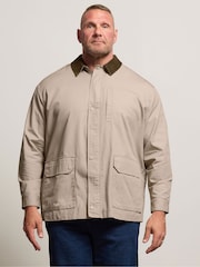 BadRhino Big & Tall Natural Check Lined Jacket - Image 1 of 6
