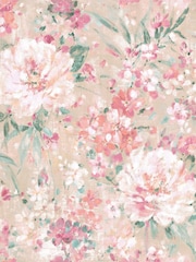 Laura Ashley Plaster Pink Mayville 10M Wallpaper - Image 4 of 4
