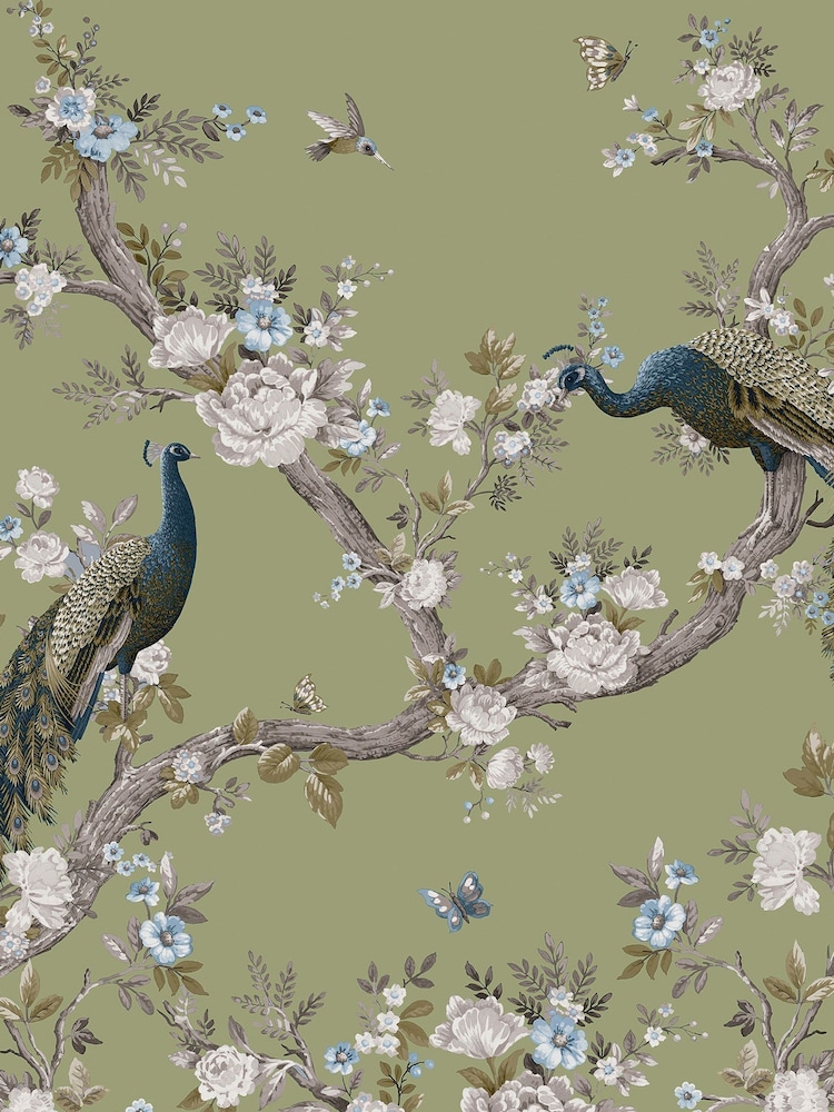 Laura Ashley Hedgerow Belvedere Fixed Sized 3M Mural - Image 2 of 4 Laura Ashley Hedgerow Belvedere Fixed Sized 3M Mural - Image 2 of 4