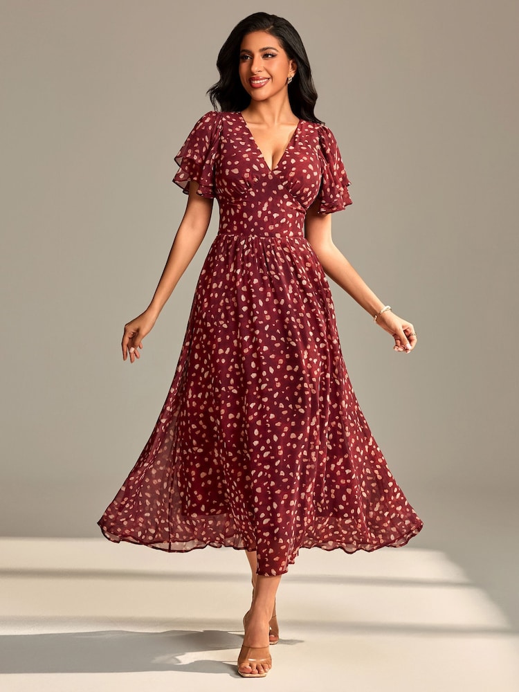 mother of the bride dresses in burgundy ZAPAKA Women Burgundy Hi-Low Mother of the Bride Dress Sheath Short Sleeves Lace Evening Dress, Burgundy / US6