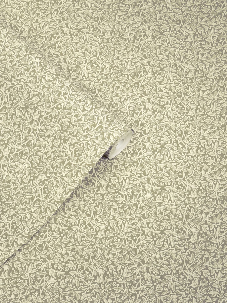 Laura Ashley Lichen Nutgrove 10M Wallpaper - Image 1 of 4 Laura Ashley Lichen Nutgrove 10M Wallpaper - Image 1 of 4