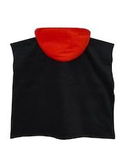 Character Black Hot Wheels Racecar Hooded Towel Poncho - Image 4 of 12