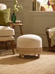 Voyage Maison Oak Mabel Footstool - Image 1 of 7