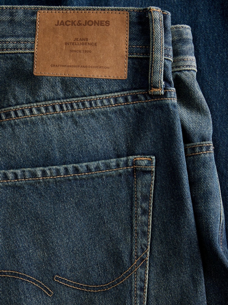 JACK & JONES Blue Relaxed Fit Chris Jeans - Image 4 of 4