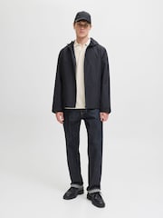 JACK & JONES Cream Long Sleeve Polo Shirt - Image 3 of 8