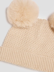 River Island Brown Baby Boys Bear Jumper Hat Set - Image 5 of 5