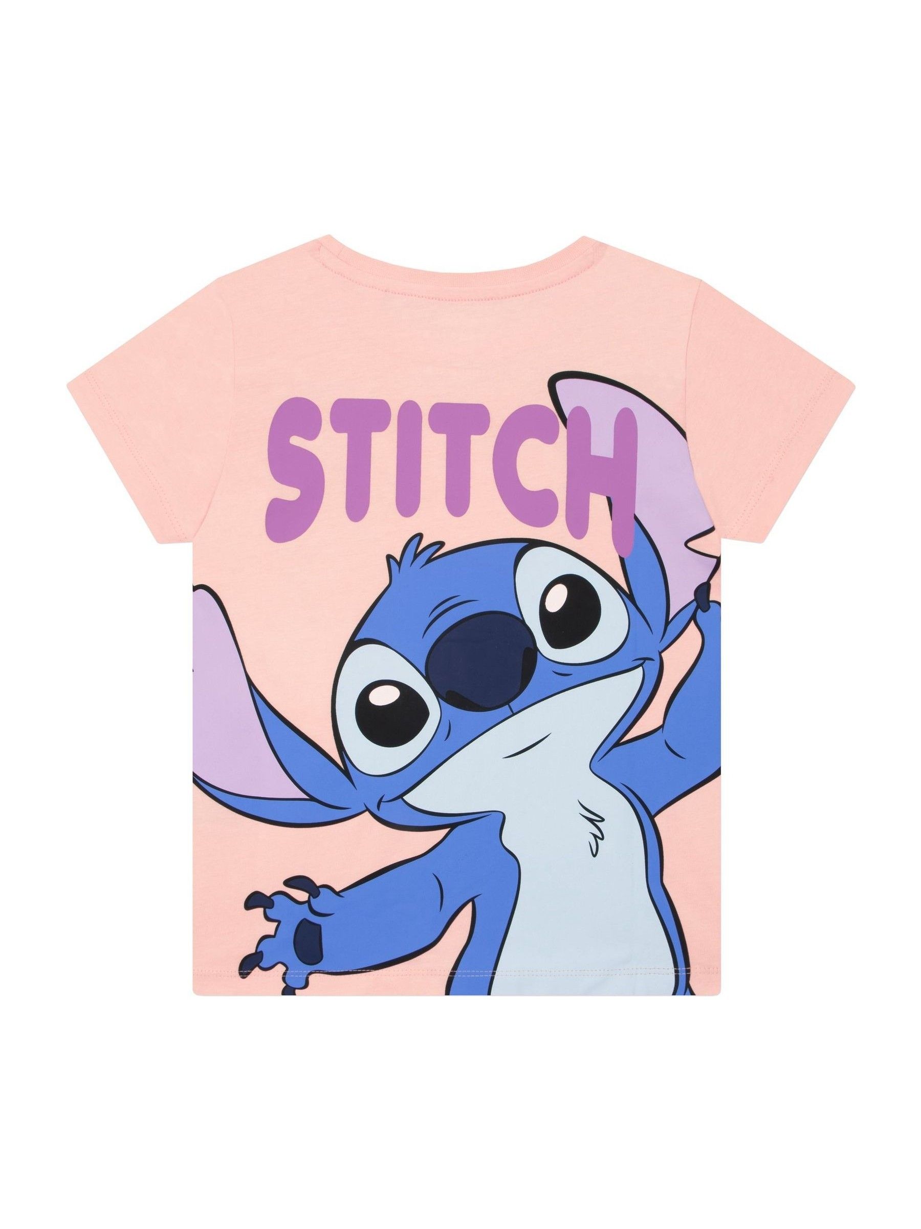 Buy Character Pink Disney Lilo And Stitch Print T-Shirt And Shorts