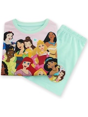 Character Green Ariel Moana Rapunzel Disney Princess Short Pyjamas - Image 4 of 10