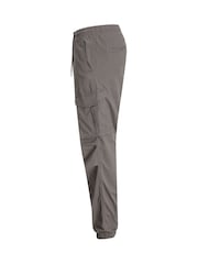 JACK & JONES Grey Kane Loose Cuffed Cargo Trousers - Image 8 of 8