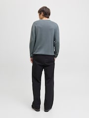 JACK & JONES Grey Long Sleeve Crew Neck Knitted Jumper - Image 2 of 7